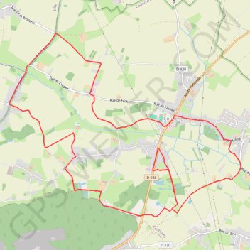 Itinéraire Circuit des chapelles de Coutiches, distance, dénivelé, altitude, carte, profil, trace GPS