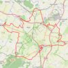 Itinéraire Rando XC Sagienne - Sées, distance, dénivelé, altitude, carte, profil, trace GPS