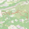 Itinéraire De Chibron à Riboux et au Grand Vallon, sur le versant sud de la Sainte-Baume, distance, dénivelé, altitude, carte, profil, trace GPS