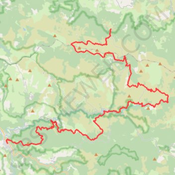 Itinéraire CY18-FL-64 _ J1, distance, dénivelé, altitude, carte, profil, trace GPS
