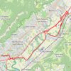 Itinéraire Meylan - Crolles - Meylan, distance, dénivelé, altitude, carte, profil, trace GPS