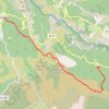 Itinéraire Aiguines de la Petite Forêt au grand Margès, distance, dénivelé, altitude, carte, profil, trace GPS