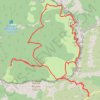 Itinéraire Les 3 BECS par le pas de la siara, distance, dénivelé, altitude, carte, profil, trace GPS