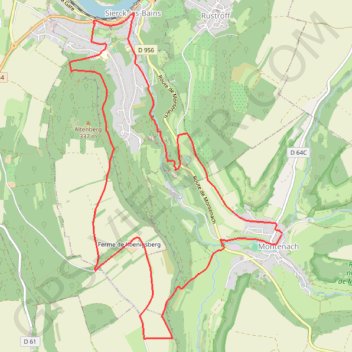 Itinéraire Circuit des Quartzites, distance, dénivelé, altitude, carte, profil, trace GPS