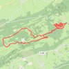 Itinéraire Le Cret Moniot, distance, dénivelé, altitude, carte, profil, trace GPS