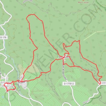 Itinéraire barroubio_depart_cave_cooperative_st_jean_minervoix_14kms_300m_d+Mon_parcours, distance, dénivelé, altitude, carte, profil, trace GPS