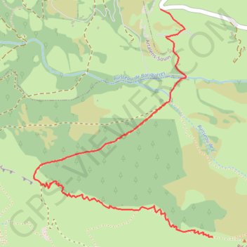 Itinéraire Pic de Nerbiou, distance, dénivelé, altitude, carte, profil, trace GPS