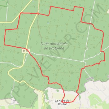 Itinéraire En forêt de Brotonne du Grand Maître à la Haye-de-Routot, distance, dénivelé, altitude, carte, profil, trace GPS