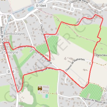 Itinéraire Circuit des châteaux - Latresne, distance, dénivelé, altitude, carte, profil, trace GPS