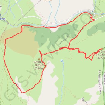 Itinéraire Croix de Cassini (oisans), distance, dénivelé, altitude, carte, profil, trace GPS