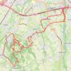 Itinéraire Séméac - Laloubères - Odos - Hibarette, distance, dénivelé, altitude, carte, profil, trace GPS