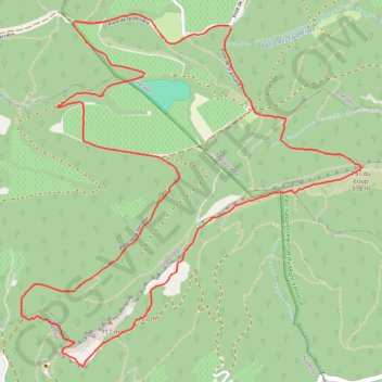 Itinéraire Crête de Saint-Amand, distance, dénivelé, altitude, carte, profil, trace GPS