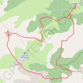 Itinéraire Mont Saint-Honorat, distance, dénivelé, altitude, carte, profil, trace GPS