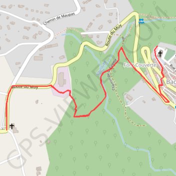Itinéraire Bagnols en Forêt -Cimetière aller-retour, distance, dénivelé, altitude, carte, profil, trace GPS