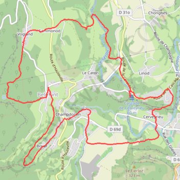 Itinéraire 1-348, distance, dénivelé, altitude, carte, profil, trace GPS