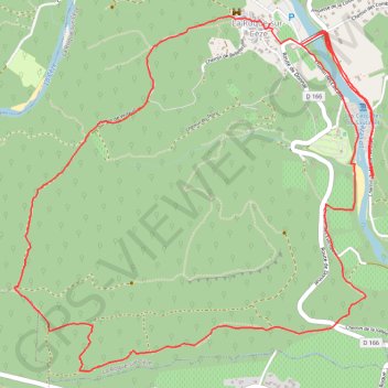 Itinéraire Cascades de Sautadet, distance, dénivelé, altitude, carte, profil, trace GPS