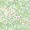 Itinéraire Marthon-Nontron, distance, dénivelé, altitude, carte, profil, trace GPS
