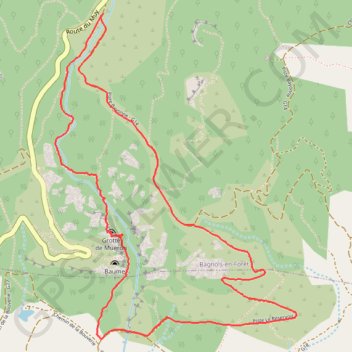 Itinéraire Randonnée : Les Gorges du Blavet - Bagnols-en-forêt, distance, dénivelé, altitude, carte, profil, trace GPS