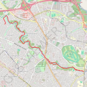 Itinéraire Vallée du Cens, distance, dénivelé, altitude, carte, profil, trace GPS