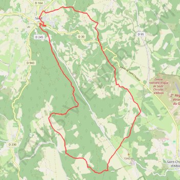 Itinéraire de sault a brouville, distance, dénivelé, altitude, carte, profil, trace GPS