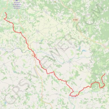 Itinéraire Monbazillac - Lacapelle-Biron, distance, dénivelé, altitude, carte, profil, trace GPS