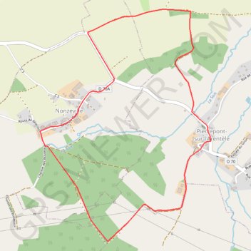 Itinéraire Chemins du Cœur des Vosges - Les Bouxaux, distance, dénivelé, altitude, carte, profil, trace GPS