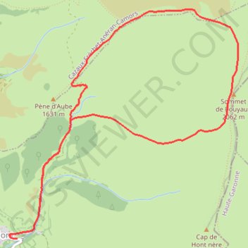 Itinéraire Cap de Peyrehicade, distance, dénivelé, altitude, carte, profil, trace GPS