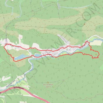 Itinéraire Vins sur Caramy.Marche, distance, dénivelé, altitude, carte, profil, trace GPS