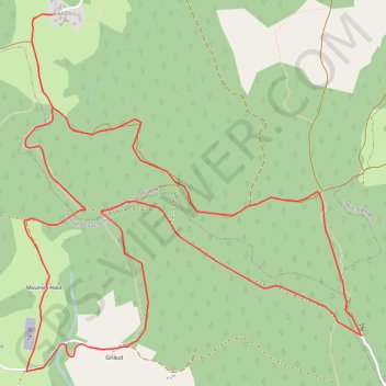 Itinéraire Le Grand Roc, distance, dénivelé, altitude, carte, profil, trace GPS