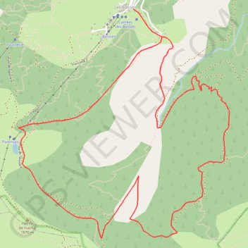 Itinéraire Le Bois du Larzé, distance, dénivelé, altitude, carte, profil, trace GPS