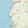 Itinéraire Lanildut - Conquet, distance, dénivelé, altitude, carte, profil, trace GPS