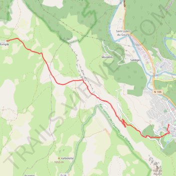 Itinéraire RANDO Florac - le Tomple 6,3 kms + 472 m-16983691, distance, dénivelé, altitude, carte, profil, trace GPS