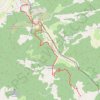 Itinéraire Grande Traversée des PréAlpes : Luc-en-Diois - Haut-Charens, distance, dénivelé, altitude, carte, profil, trace GPS