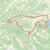 Itinéraire Les Lacs du Verdon, distance, dénivelé, altitude, carte, profil, trace GPS