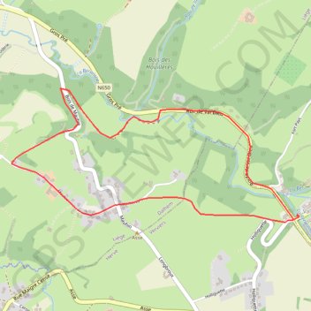 Itinéraire Balade des Ursulines, distance, dénivelé, altitude, carte, profil, trace GPS