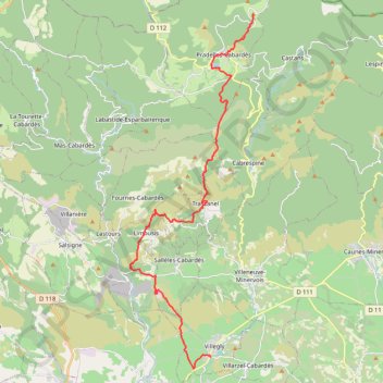Itinéraire DH Pic de Nore, distance, dénivelé, altitude, carte, profil, trace GPS