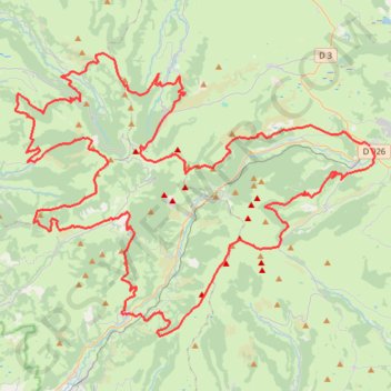 Itinéraire Tour des Volcans du Cantal, distance, dénivelé, altitude, carte, profil, trace GPS