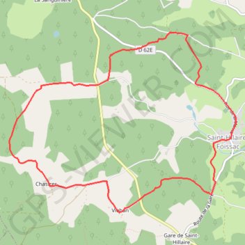 Itinéraire Sur les traces des Cerfs - Saint-Hilaire-Foissac - Pays d'Égletons, distance, dénivelé, altitude, carte, profil, trace GPS