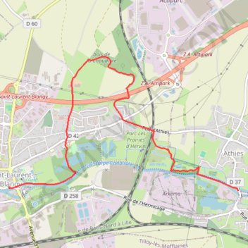 Itinéraire Ligne 3, distance, dénivelé, altitude, carte, profil, trace GPS