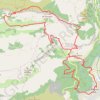 Itinéraire La Colle de Rougiès, avec descente par Cavillore et chemin du Paradis, distance, dénivelé, altitude, carte, profil, trace GPS