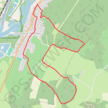 Itinéraire Jouy-aux-Arches, distance, dénivelé, altitude, carte, profil, trace GPS