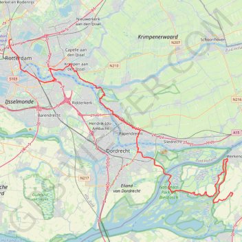 Itinéraire Eurovelo 19 Last step Kille / Rotterdam ✊🥳, distance, dénivelé, altitude, carte, profil, trace GPS