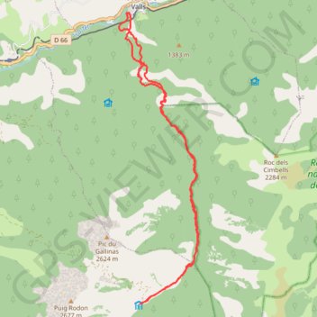 Itinéraire ITILAR066FS0002I, distance, dénivelé, altitude, carte, profil, trace GPS