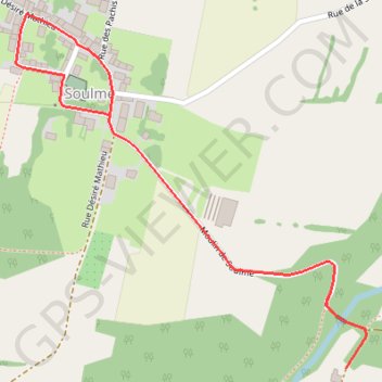 Itinéraire Soulme-20118935, distance, dénivelé, altitude, carte, profil, trace GPS