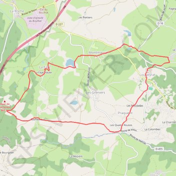 Itinéraire t24254 TraceGps issued, distance, dénivelé, altitude, carte, profil, trace GPS