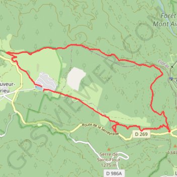 Itinéraire Camprieu vallée du Bonheur, distance, dénivelé, altitude, carte, profil, trace GPS