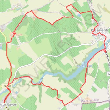 Itinéraire Cléré sur Layon, distance, dénivelé, altitude, carte, profil, trace GPS