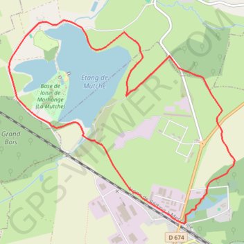 Itinéraire Balade à l'étang de la Mutch, distance, dénivelé, altitude, carte, profil, trace GPS