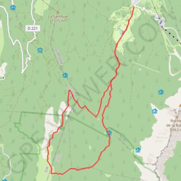 Itinéraire Corrençon Carrette Darbounouse Coinchette, distance, dénivelé, altitude, carte, profil, trace GPS