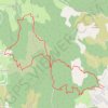 Itinéraire Entre Rochemaure et Aubignas, distance, dénivelé, altitude, carte, profil, trace GPS